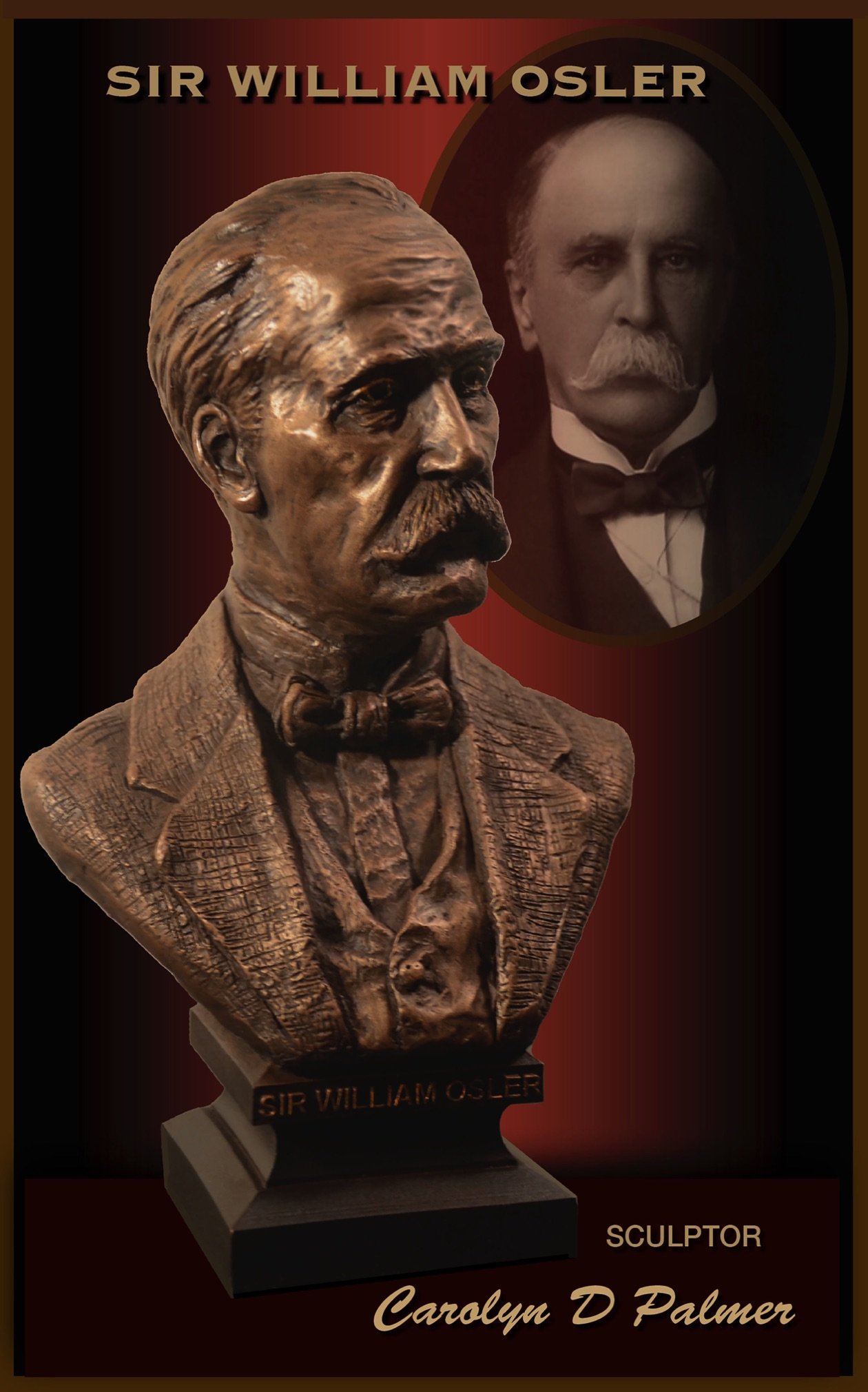 Carolyn Palmer sculpture of Sir William Osler