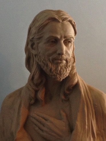 Jesuse Christ sculpture by Carolyn Palmer