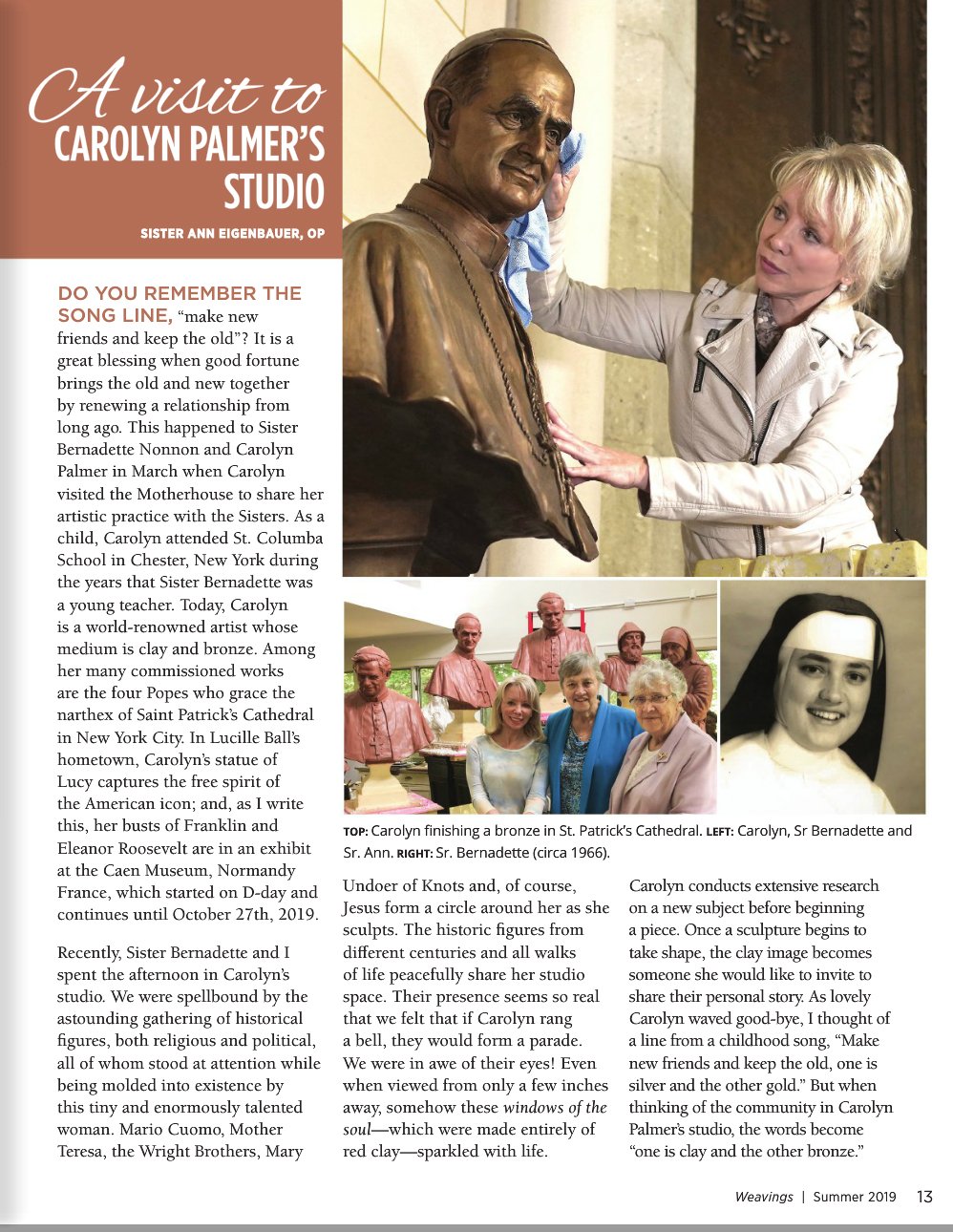 A magazine article about the women 's hospital of st. Louis